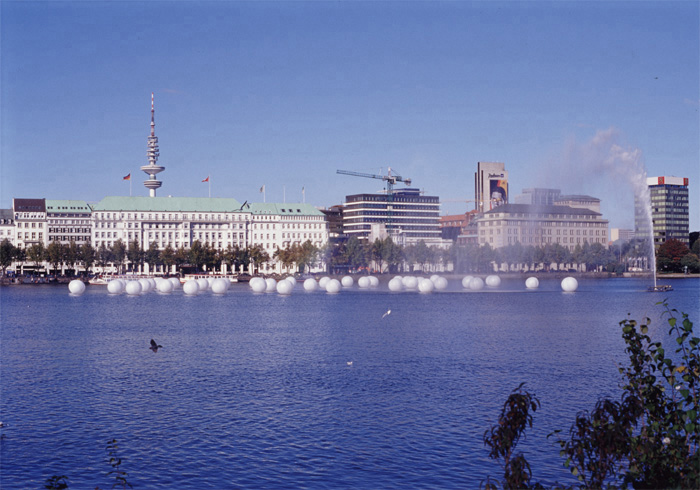 Hamburg, Alsterleuchten, Binnenalster, Hamburg