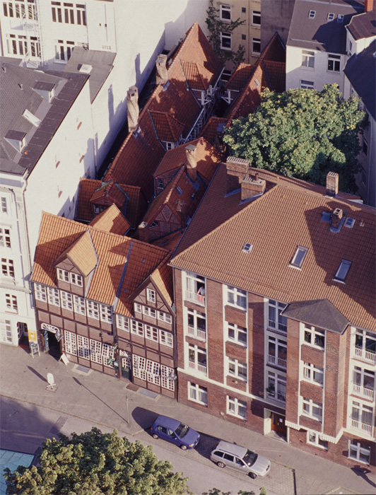 Hamburg, Krameramtsstuben, Blick vom Michel, Hamburg