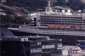 Hamburg, Blick vom Michel, Queen-Mary 2