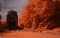 Planetarium, Infrarot-Fotografie 600 nm (Rotfilter)