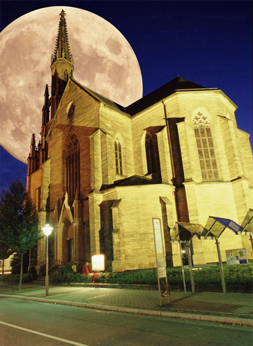 Mondsüchtig, Evangelische Stadtkirche Offenburg, Ein bisschen mondsüchtig ??
